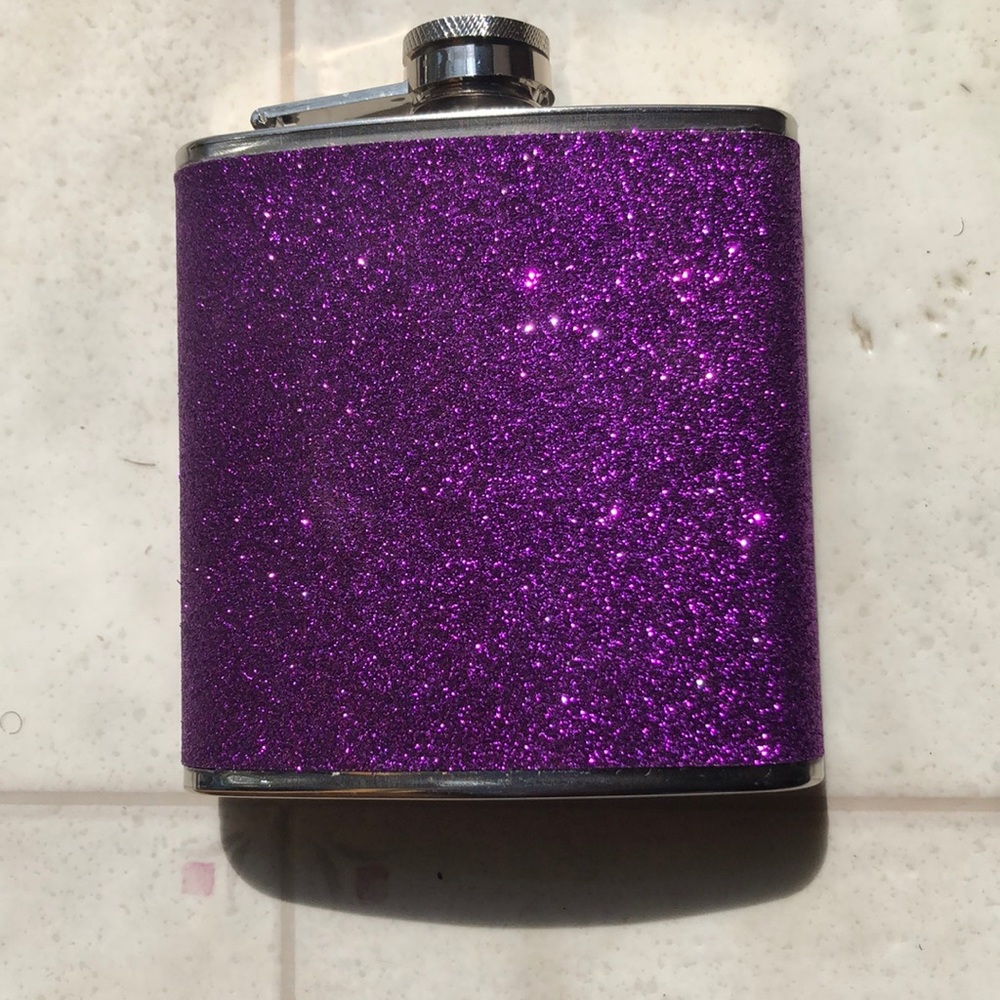 Sparkly Purple Flask